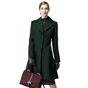 AMAZING Reiss Bottle Green Leo coat perfect